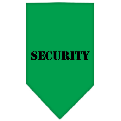 Security Screen Print Bandana Emerald Green Large
